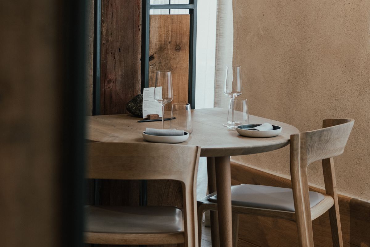 A quiet corner of the dining room